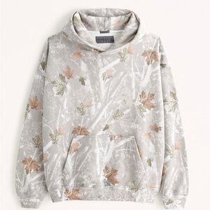 abercrombie and fitch men’s essential popover hoodie camo